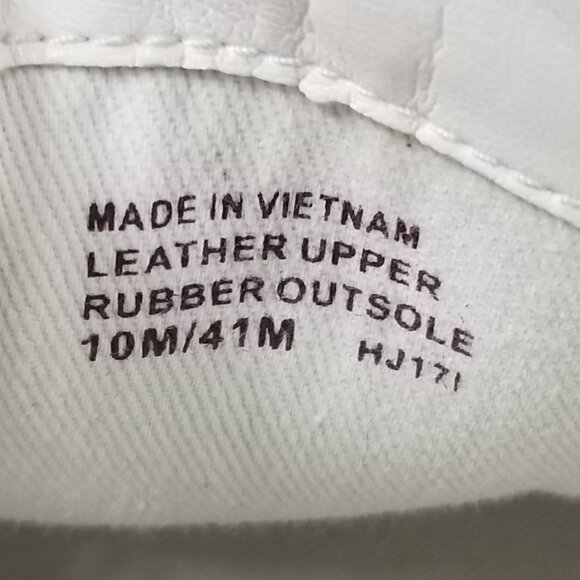 Michael Kors Perforated Star Leather Slip on shoes, White, Womens Size 10 M / 41 - Picture 12 of 12